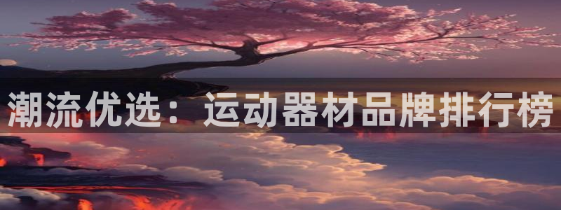 意昂体育4平台是正规平台吗：潮流优选：运动器材品牌排