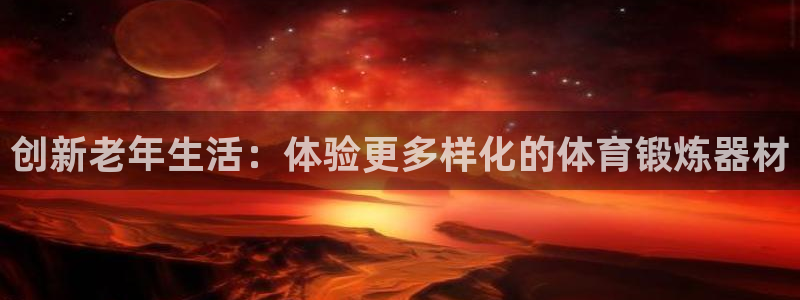 意昂4五金厂：创新老年生活：体验更多样化的体育锻炼器