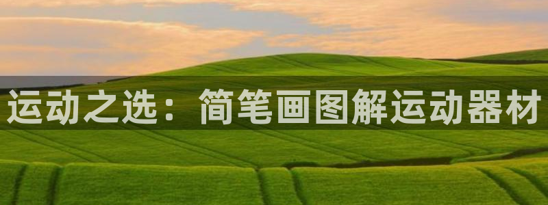 意昂4代理：运动之选：简笔画图解运动器材