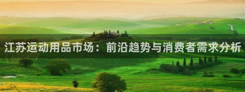 意昂体育4平台假的吗是真的吗：江苏运动用品市场：前沿