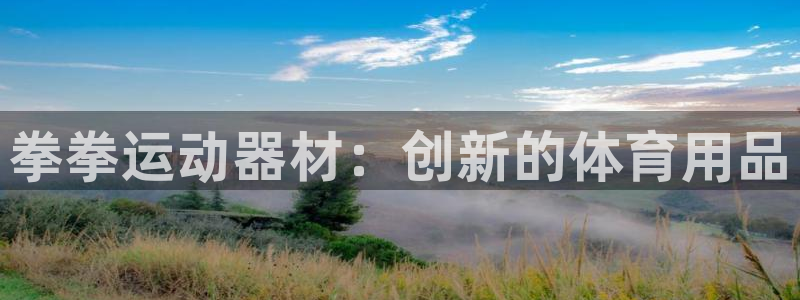 意昂4集团官网首页网址：拳拳运动器材：创新的体育用品