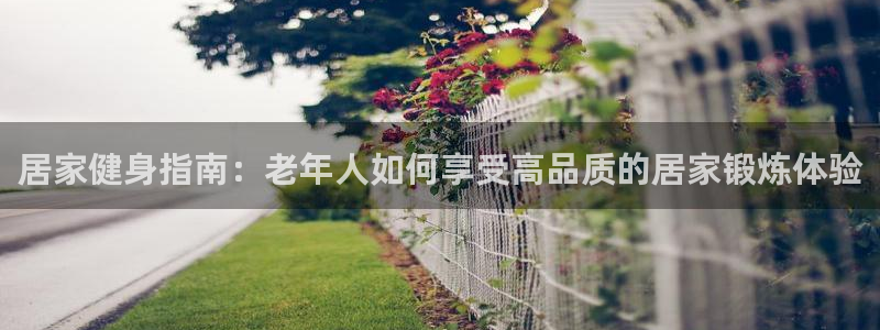 意昂4娱乐平台：居家健身指南：老年人如何享受高品质的居家锻炼