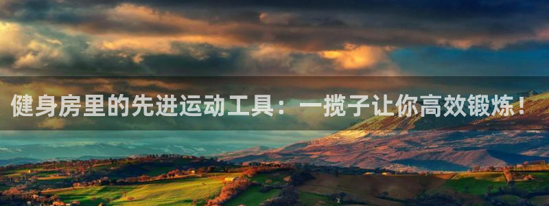 意昂4集团logo：健身房里的先进运动工具：一揽子让