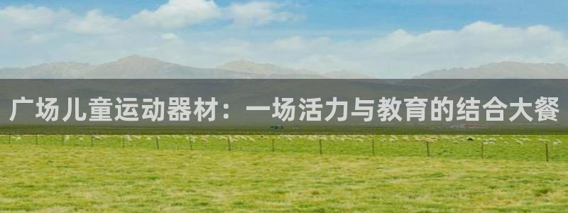 意昂4娱乐40996：广场儿童运动器材：一场活力与教